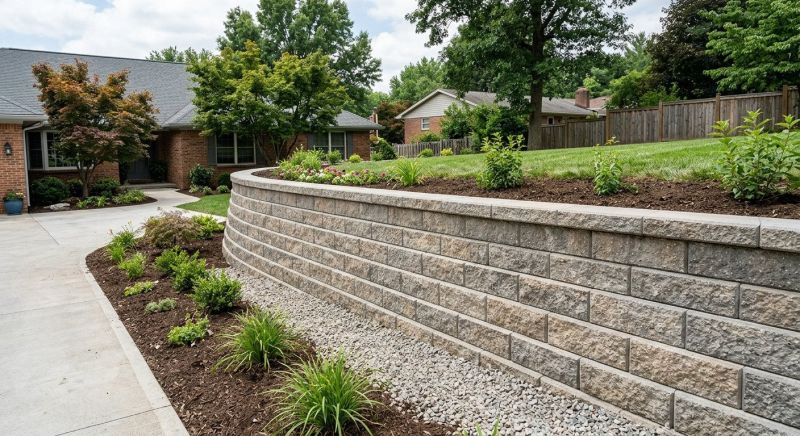 Block Retaining Wall Installation in Ventura County, CA