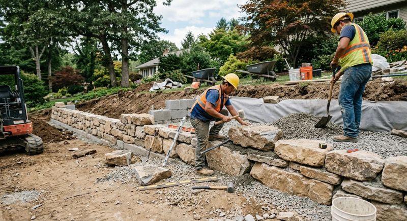 Hardscape Wall Construction in Brevard County, FL