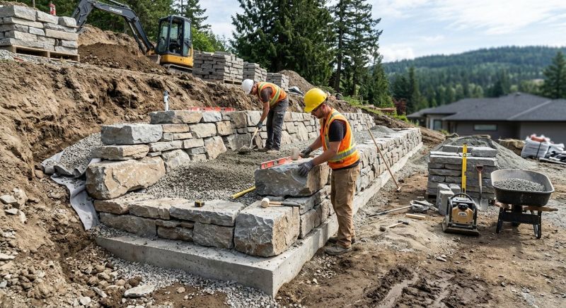 Hardscape Wall Construction in Kissimmee, FL