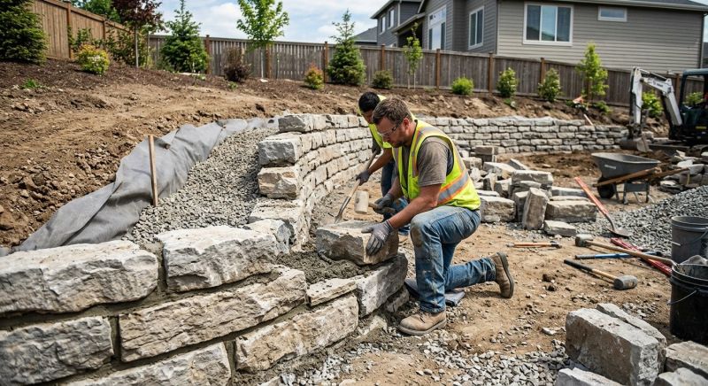 Hardscape Wall Construction in Tampa, FL