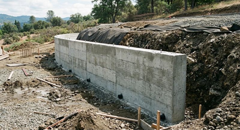 Retaining Wall Installation in Aiken, SC