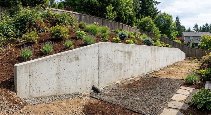 Retaining Wall Installation in Sonoma County, CA