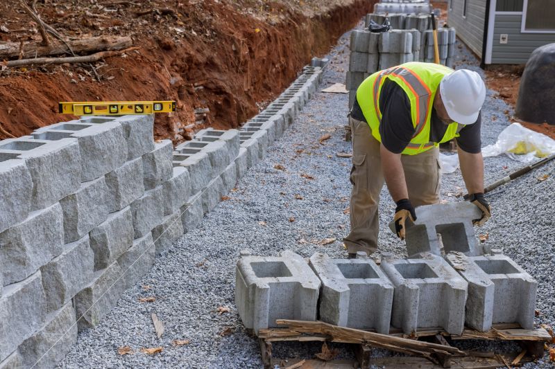 Retention Wall Construction in Clermont, FL