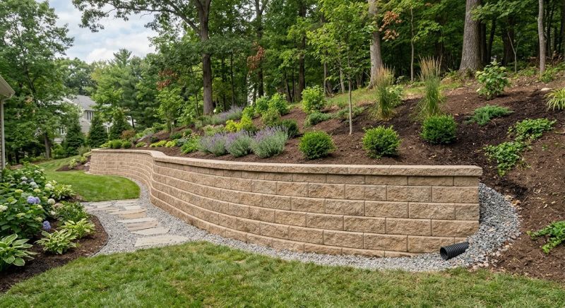 Retention Wall Installation in Melbourne, FL